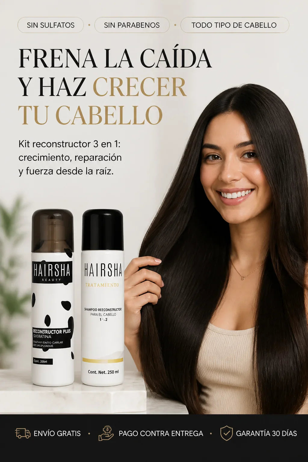 Kit Crecimiento + Anticaída + Reparación + Protección 250 ML